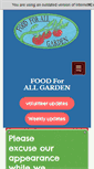 Mobile Screenshot of foodforallgarden.org