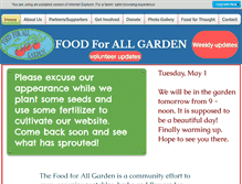 Tablet Screenshot of foodforallgarden.org